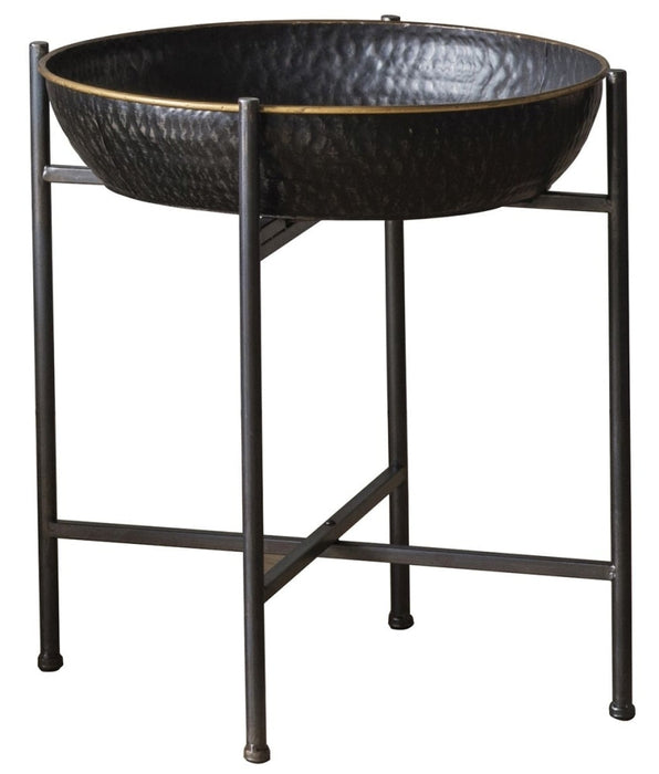Exeter Black Metal Side Table