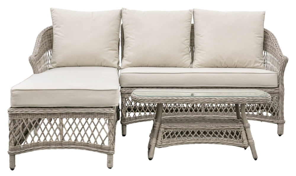 Menton Stone Chaise Set