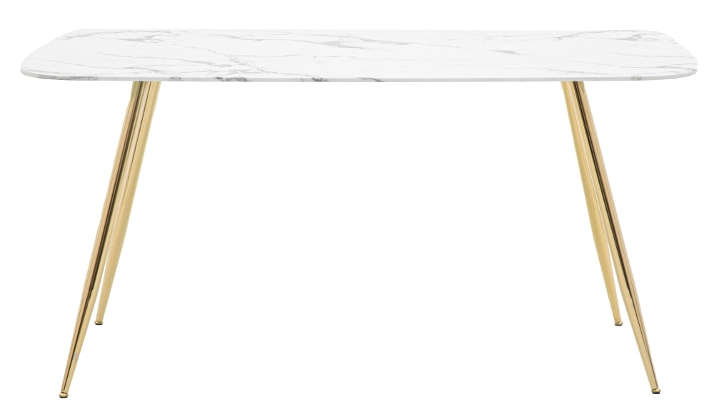Evans Dining Table White Effect