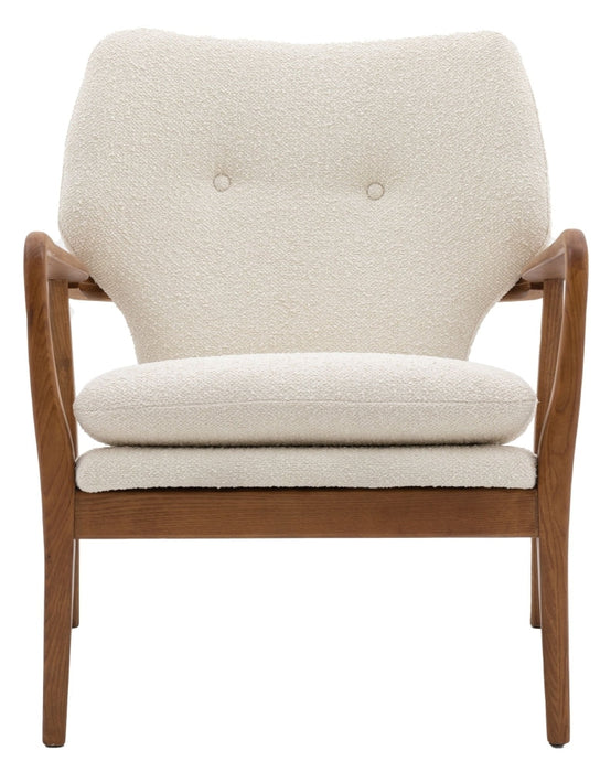 Jensen Cream Fabric Armchair