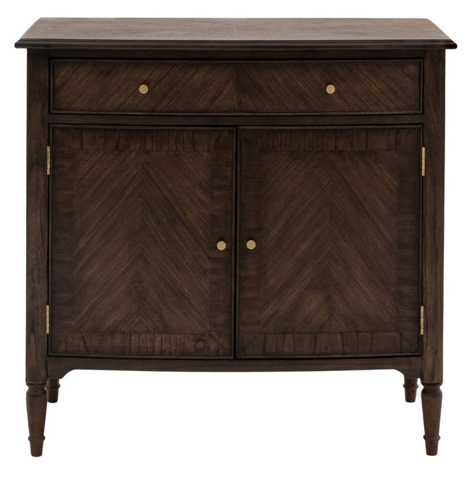 Madison Dark Coffee Wooden Sideboard - 2 Doors
