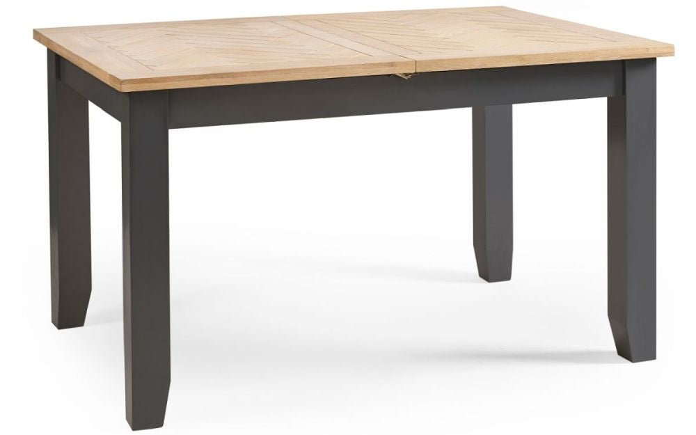 Bordeaux Dark Grey Lacquer Dining Table - 6 Seater