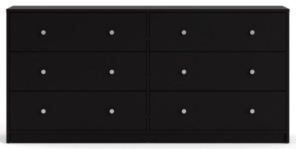 May Chest of 6 Drawer in Black