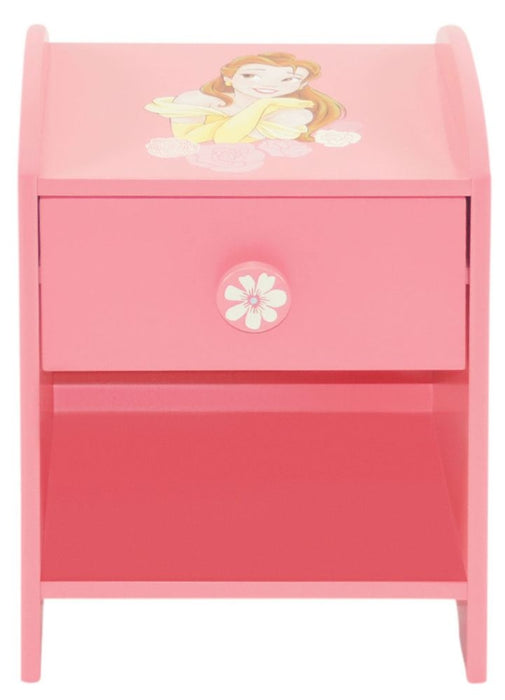 Disney Princess Pink 1 Drawer Bedside Cabinet