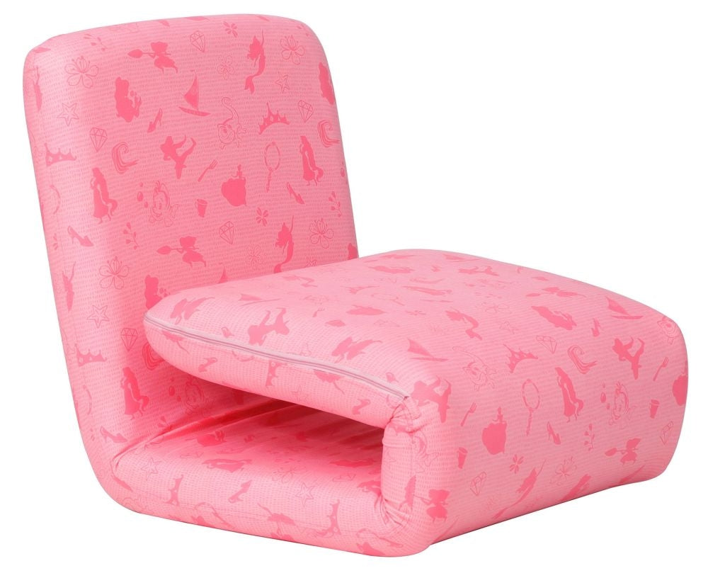 Disney Princess Pink Fabric Fold Out Bed Chair — Trafalgar Furniture