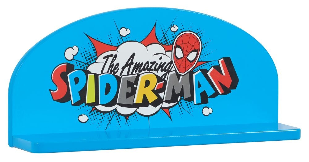 Disney Spider Man Blue Wall Shelf