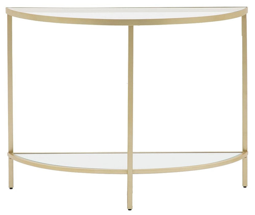 Hudson Champagne Console Table