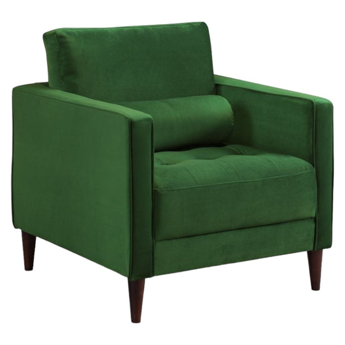 Harper Plush Green Armchair