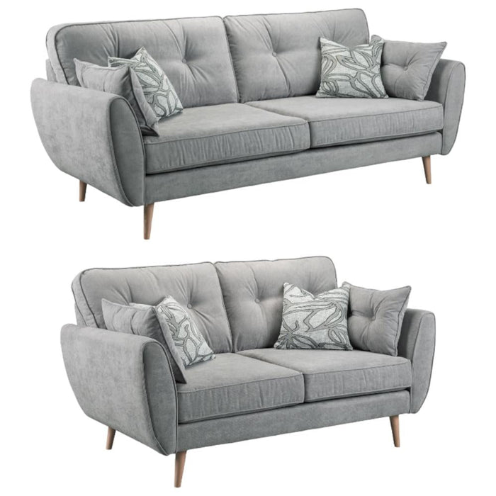 Zinc Grey 3+2 Seater Sofa
