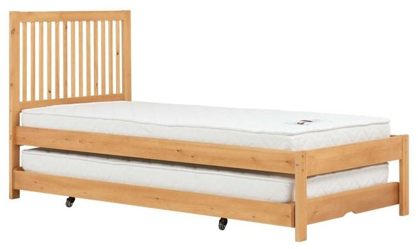 Buxton Honey Wooden Trundle Bed