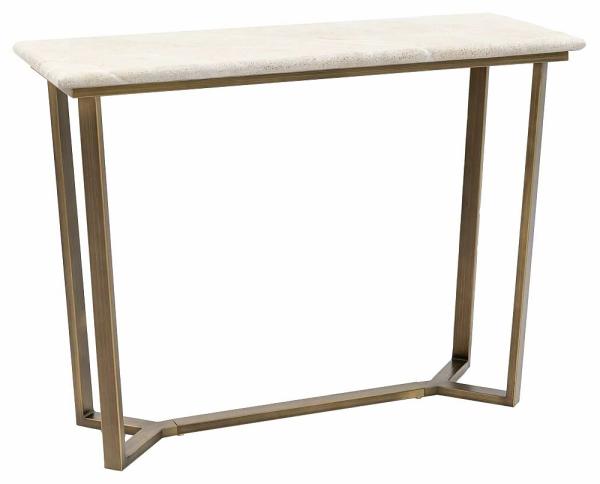 Moderna Travertine Stone 110cm Console Table