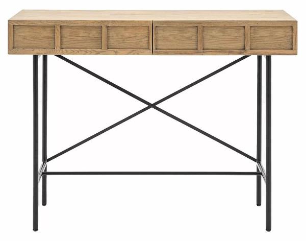 Panelled 2 Drawer Console