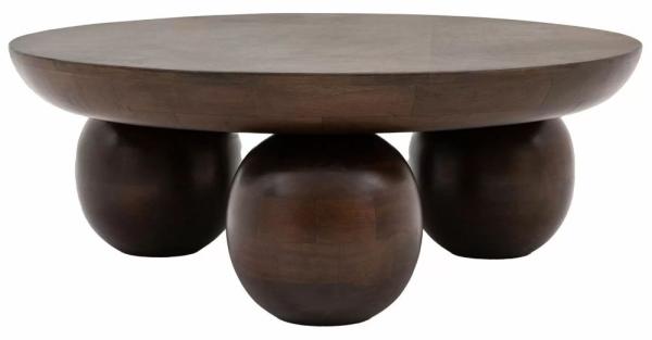 Sculpt Mango Wood Round 90cm Coffee Table