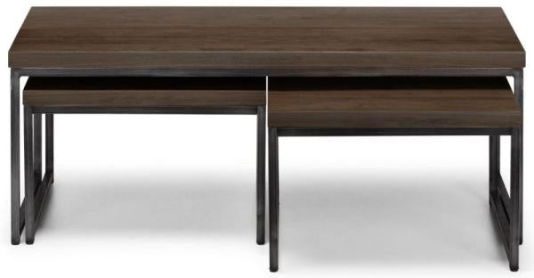 Brooklyn Dark Oak Nest of Coffee Table