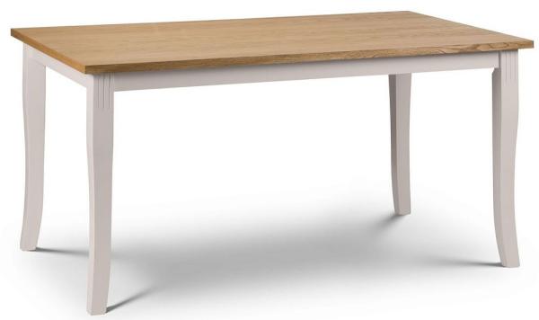 Davenport Grey Painted Dining Table - 6 Seater