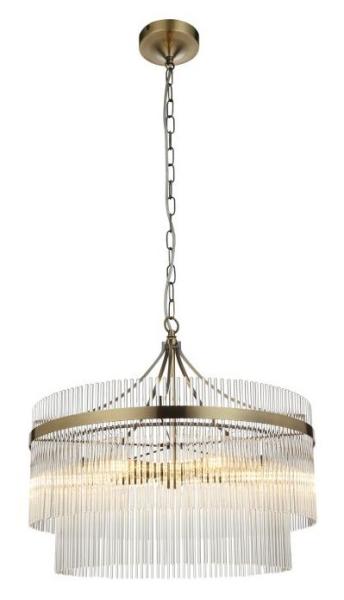Marietta 5 Antique Brass Pendant Light