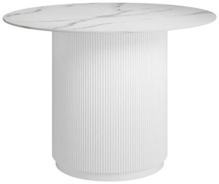 Fuji Stone and White Sintered Stone Dining Table