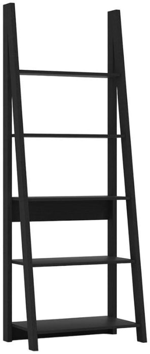 Tiva Ladder Black Bookcase