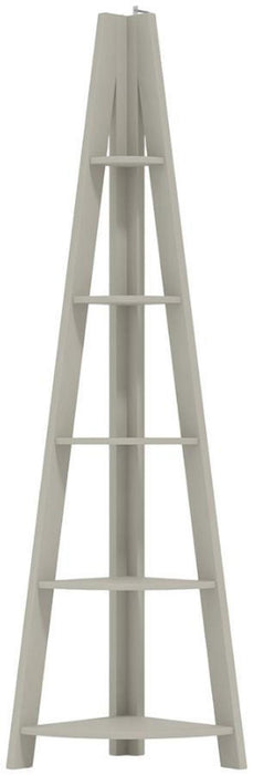 Tiva Ladder Grey Corner Shelving