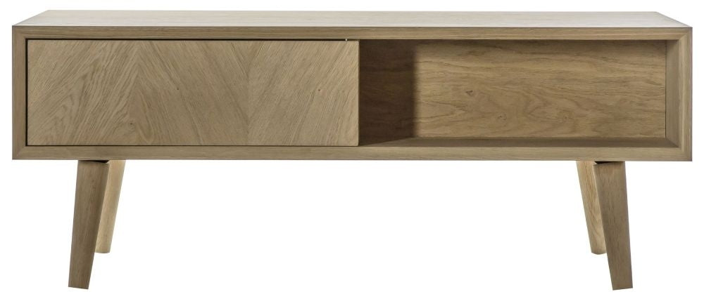 Milano Oak 2 Drawer Coffee Table