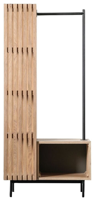 Okayama Japandi Style Oak Open Wardrobe