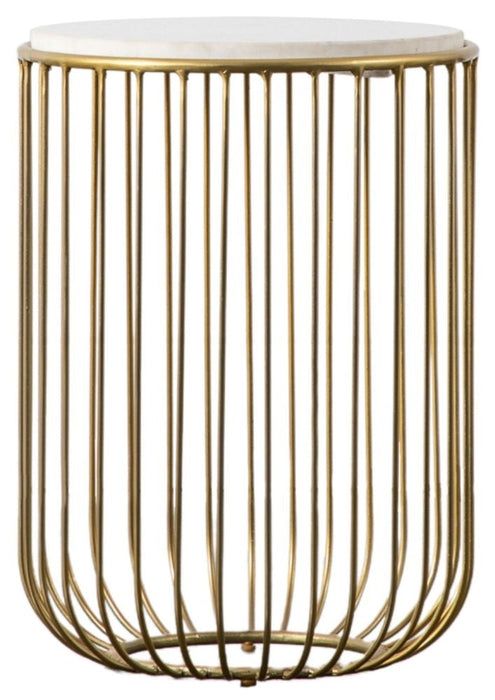 Riley Side Table Gold