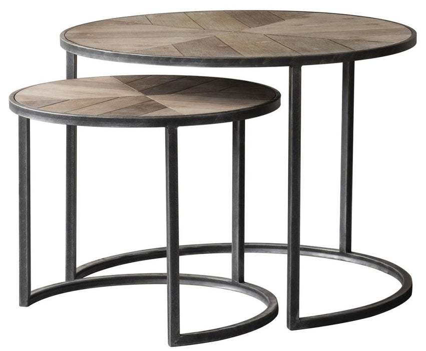 Douglas Wood Nest of 2 Coffee Table