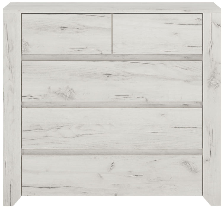 Angel White Oak 2+3 Chest of Drawers