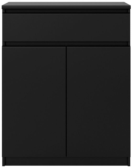 Naia Sideboard 1 Drawer 2 Door in Black Matt