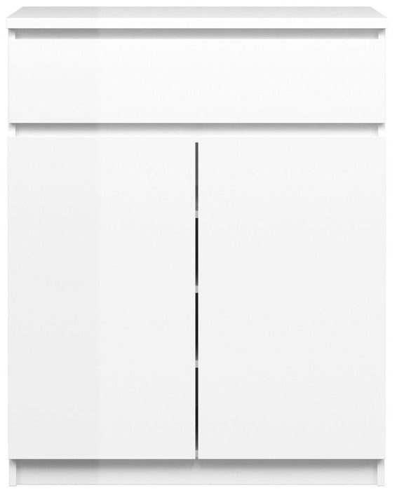 Naia Sideboard 1 Drawer 2 Door in White High Gloss