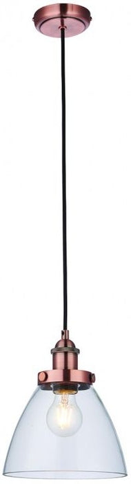 Hansen Aged Copper Pendant Light - 20cm x 22.5cm