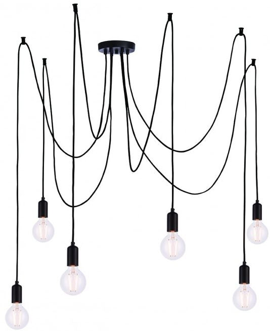 Studio 6 Cluster Matt Black Pendant Light