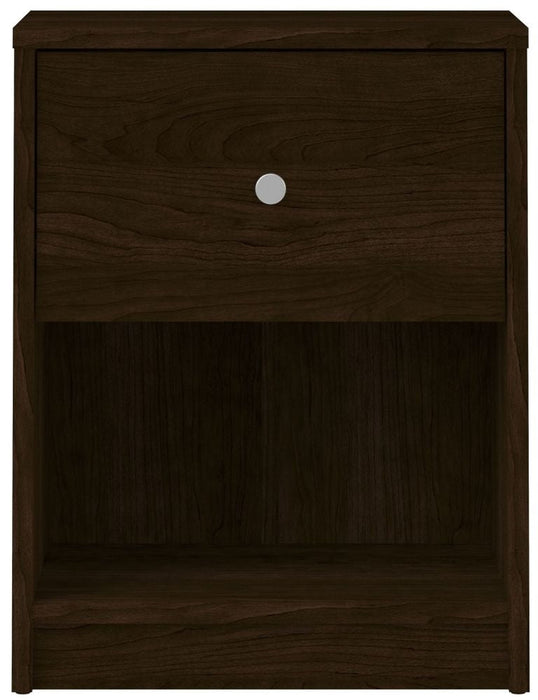 May Bedside 1 Drawer in Coffee