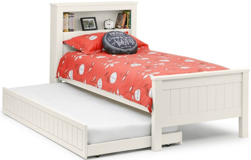 Maine Surf White Lacquer Pine Underbed Trundle