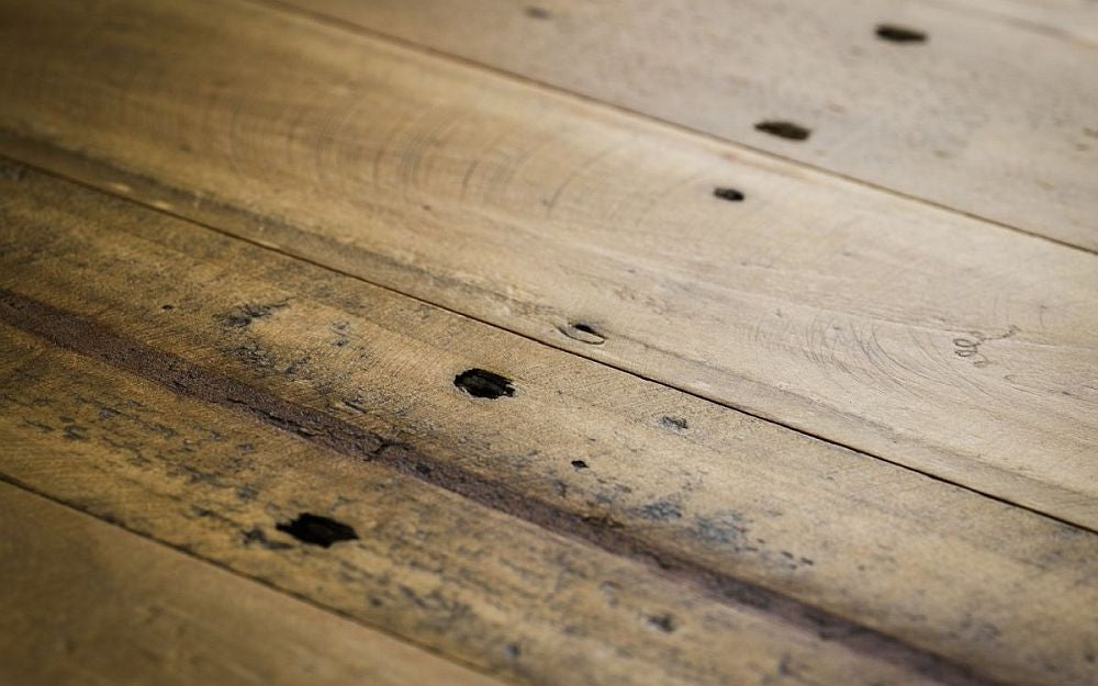 Aspen Rough Sawn Pine Storage Bench