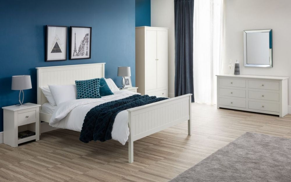 Radley Surf White 1 Drawer Bedside Cabinet