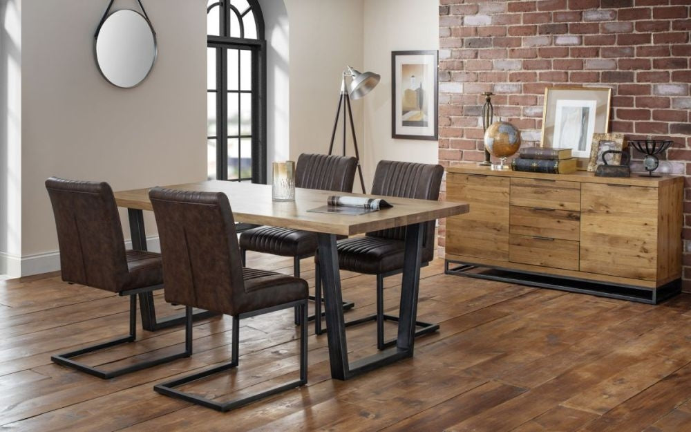 Brooklyn Rustic Dining Table - 6 Seater