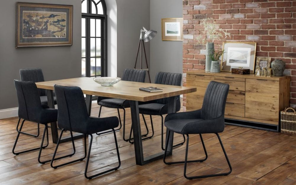 Brooklyn Rustic Dining Table - 6 Seater