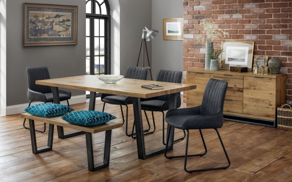 Brooklyn Rustic Dining Table - 6 Seater
