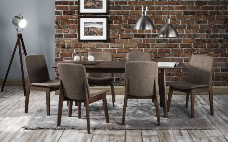 Kensington Walnut 6 Seater Extending Dining Table