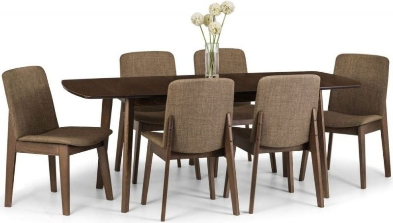 Kensington Walnut 6 Seater Extending Dining Table