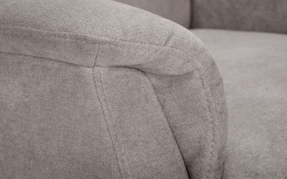 Ava Rise Taupe Chenille Recliner Chair