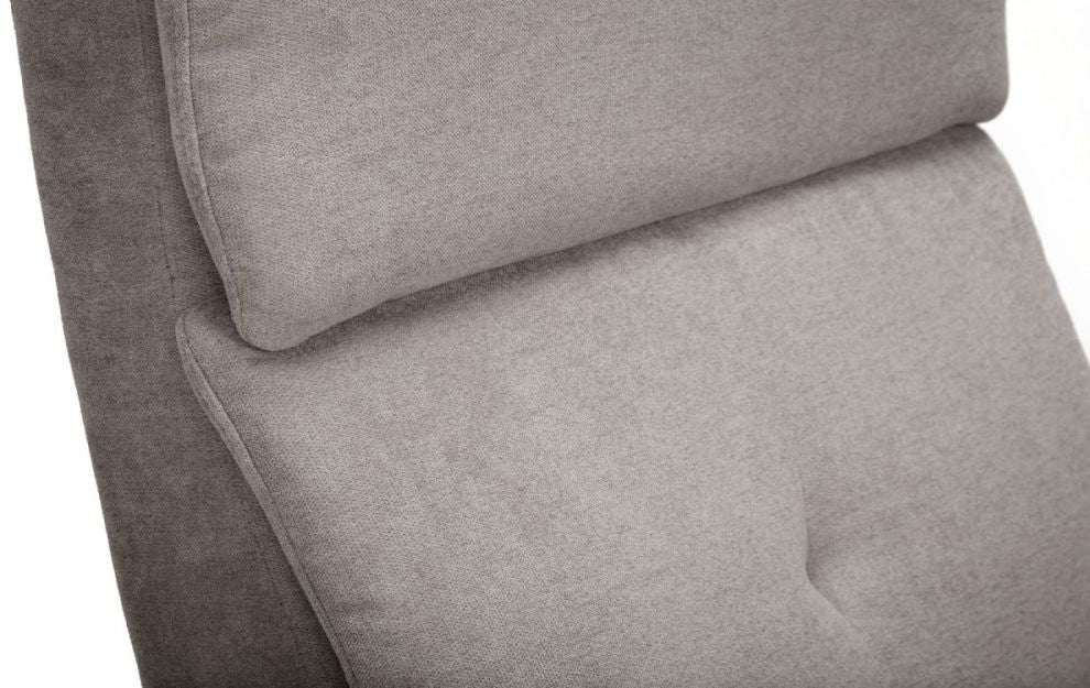 Ava Rise Taupe Chenille Recliner Chair