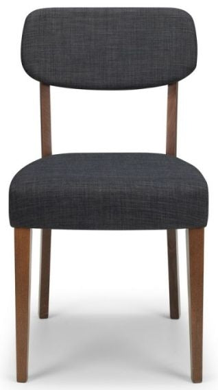 Farringdon Circular 2-4 Seater Dining Table with 4 Grey Chairs
