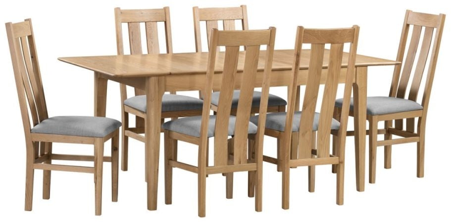 Cotswold Natural Satin Lacquer 4 Seater Extending Dining Table