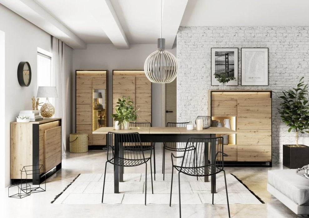 Quant Oak Extending Dining Table