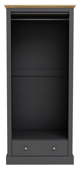 Devon Charcoal 2 Door Wardrobe