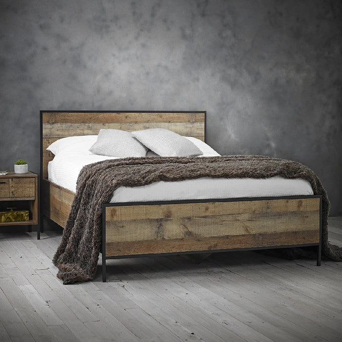 Hoxton Industrial Chic 4ft 6in Double Bed