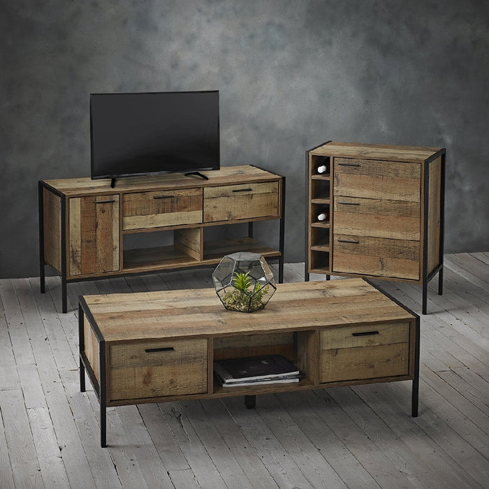 Hoxton Industrial Chic Wine Cabinet