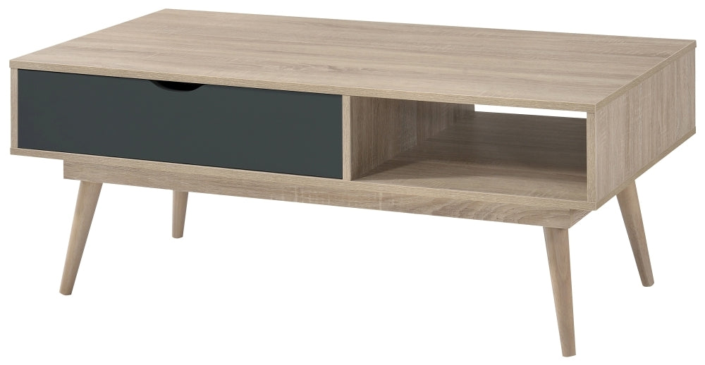 Scandi Oak Coffee Table - Grey